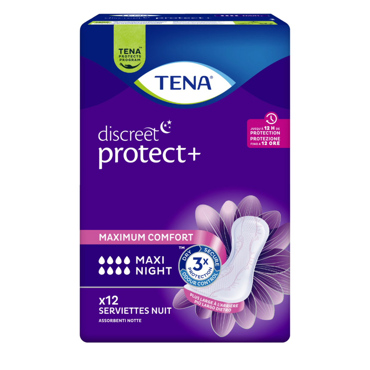 Tena Discreet Maxi Night