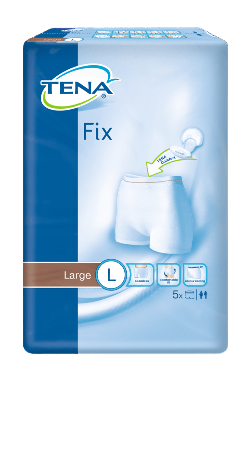 Présentation du produit Tena Fix L avec le packaging