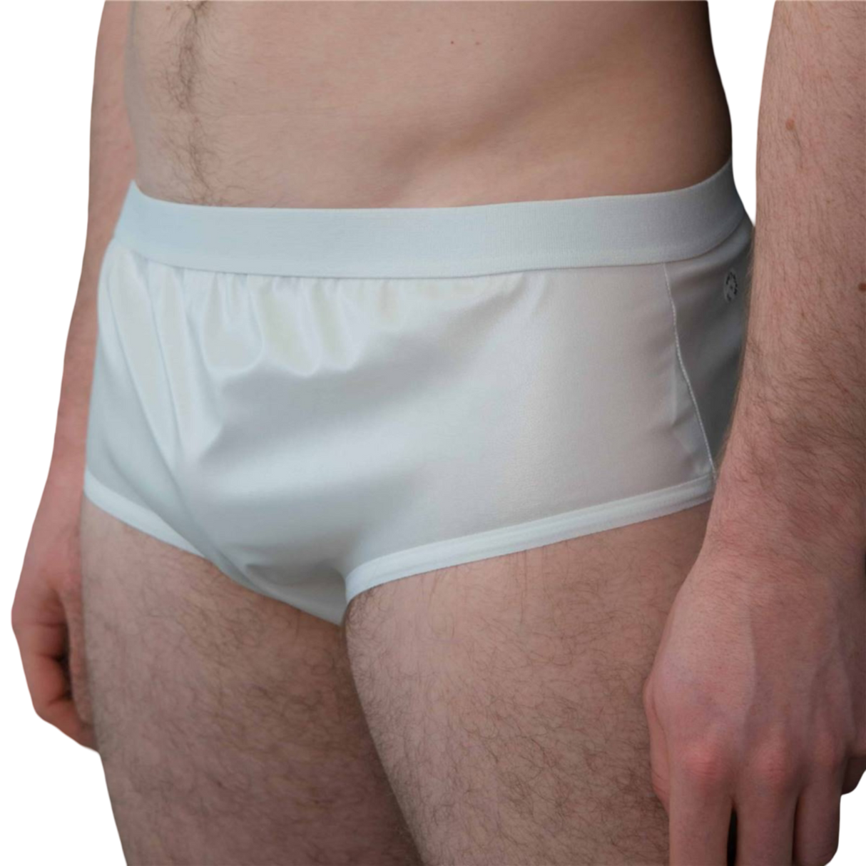 Présentation du produit Slip fermé blanc Achel Santé 100% Intraversable (T7) sans le packaging N°1