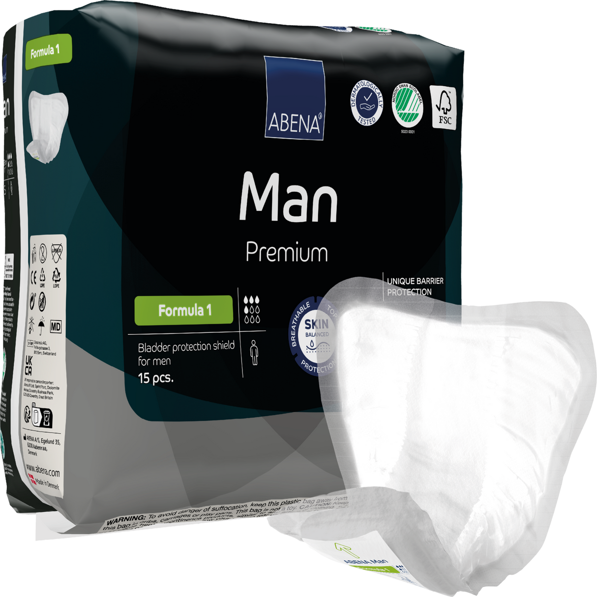 Présentation du produit Abena Man Formula 1 Premium sans le packaging N°1