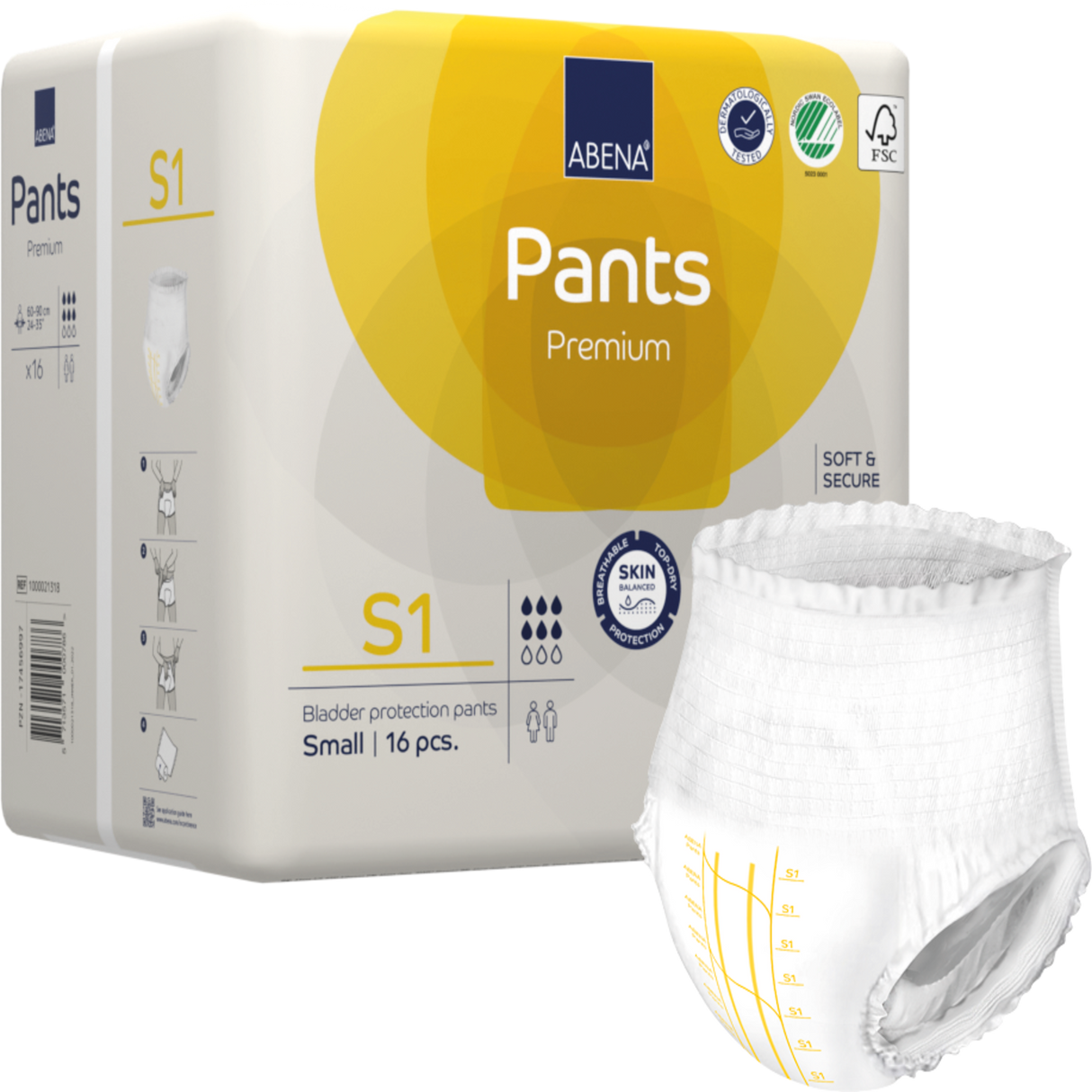 Présentation du produit Abena Pants Premium S2 sans le packaging N°1