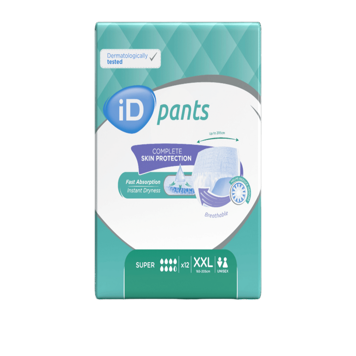 Présentation du produit ID Pants super XXL avec le packaging