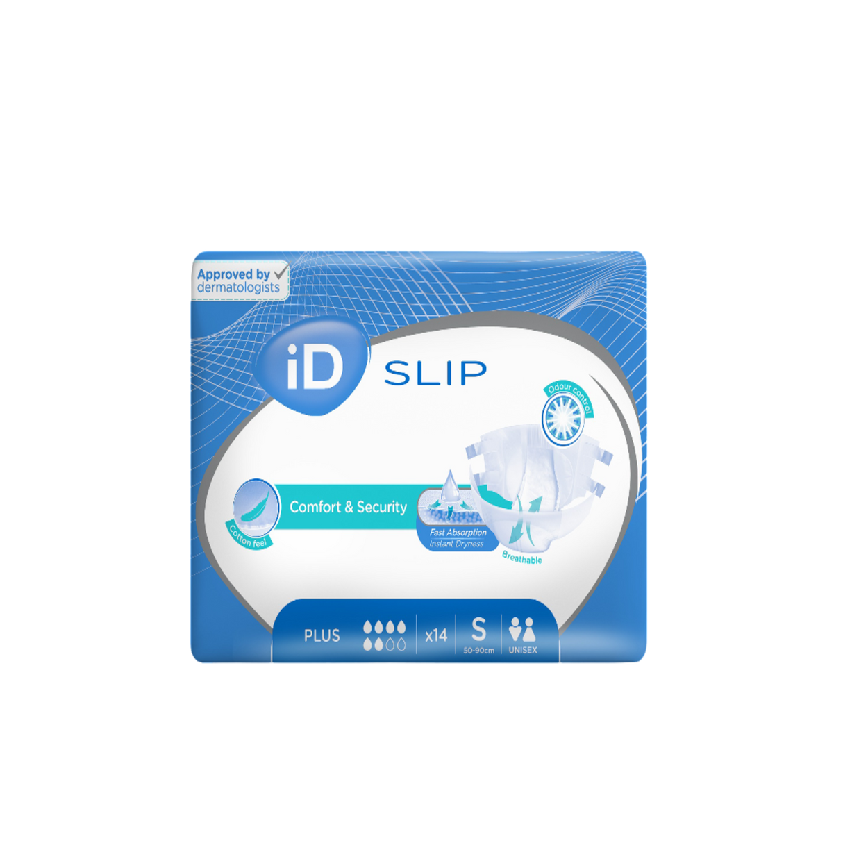 Présentation du produit ID Slip Plus S avec le packaging