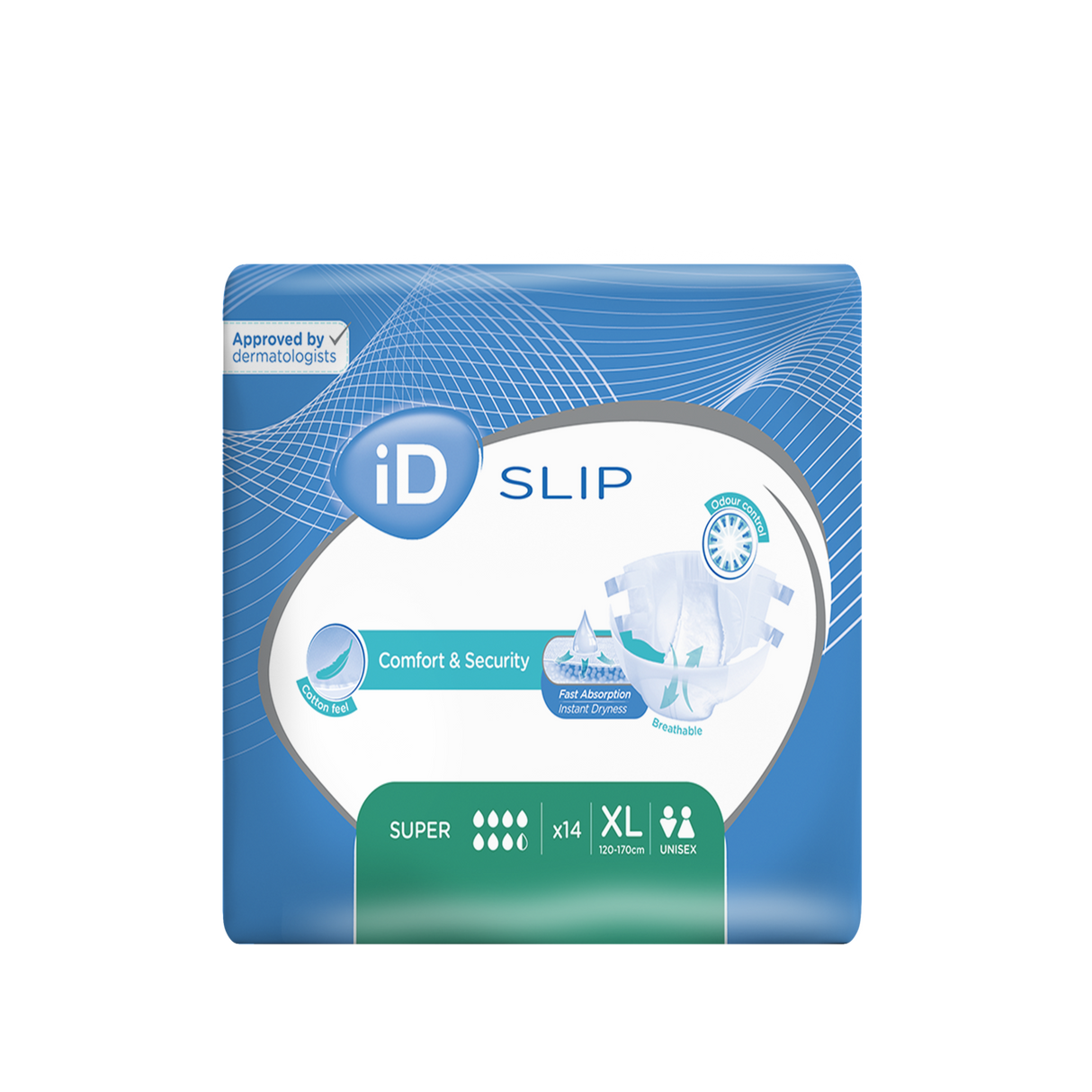 Présentation du produit ID Slip Super XL avec le packaging