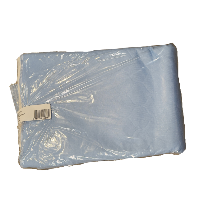 Présentation du produit Alèse Lavable Clinidry Bordable pour lit double avec le packaging