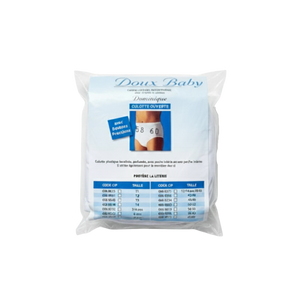 Présentation du produit Slip Culotte Imperméable PVC ouvrant(e) Doux Baby (4XL) avec le packaging