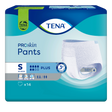 Présentation du produit Tena Pants Plus S avec le packaging