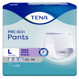 Présentation du produit Tena Pants Maxi L avec le packaging