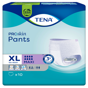 Présentation du produit Tena Pants Maxi XL avec le packaging