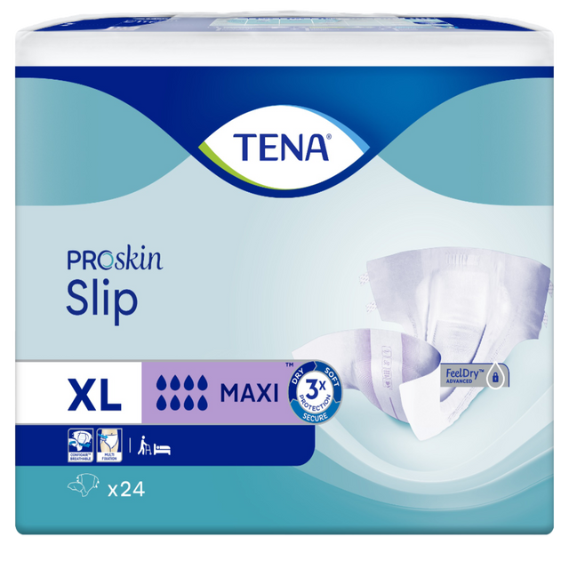 Présentation du produit Tena Slip Maxi XL avec le packaging