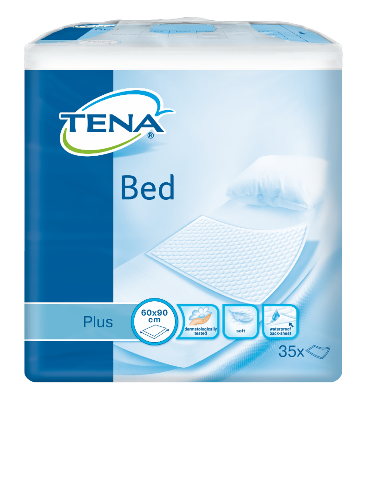 Présentation du produit Alèse Tena Bed Plus 60x90cm avec le packaging