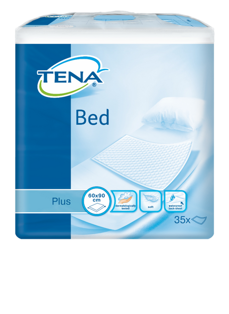 Présentation du produit Alèse Tena Bed Plus 60x90cm avec le packaging
