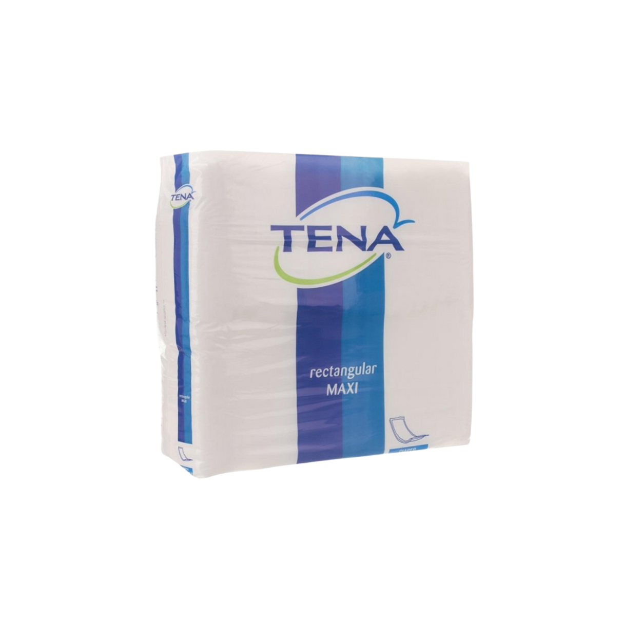 Présentation du produit Tena Rectangular Maxi traversable avec le packaging