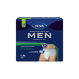 Présentation du produit Tena Men Premium Fit Rayé blanc gris L avec le packaging