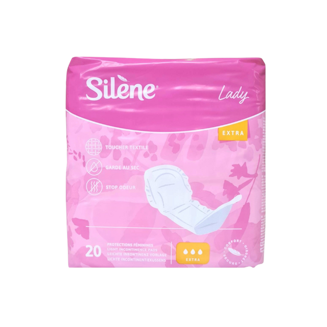 Présentation du produit Silène Lady Extra avec le packaging