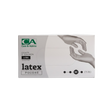 Présentation du produit Gants Latex poudrés CA Médium (taille 7/8) avec le packaging