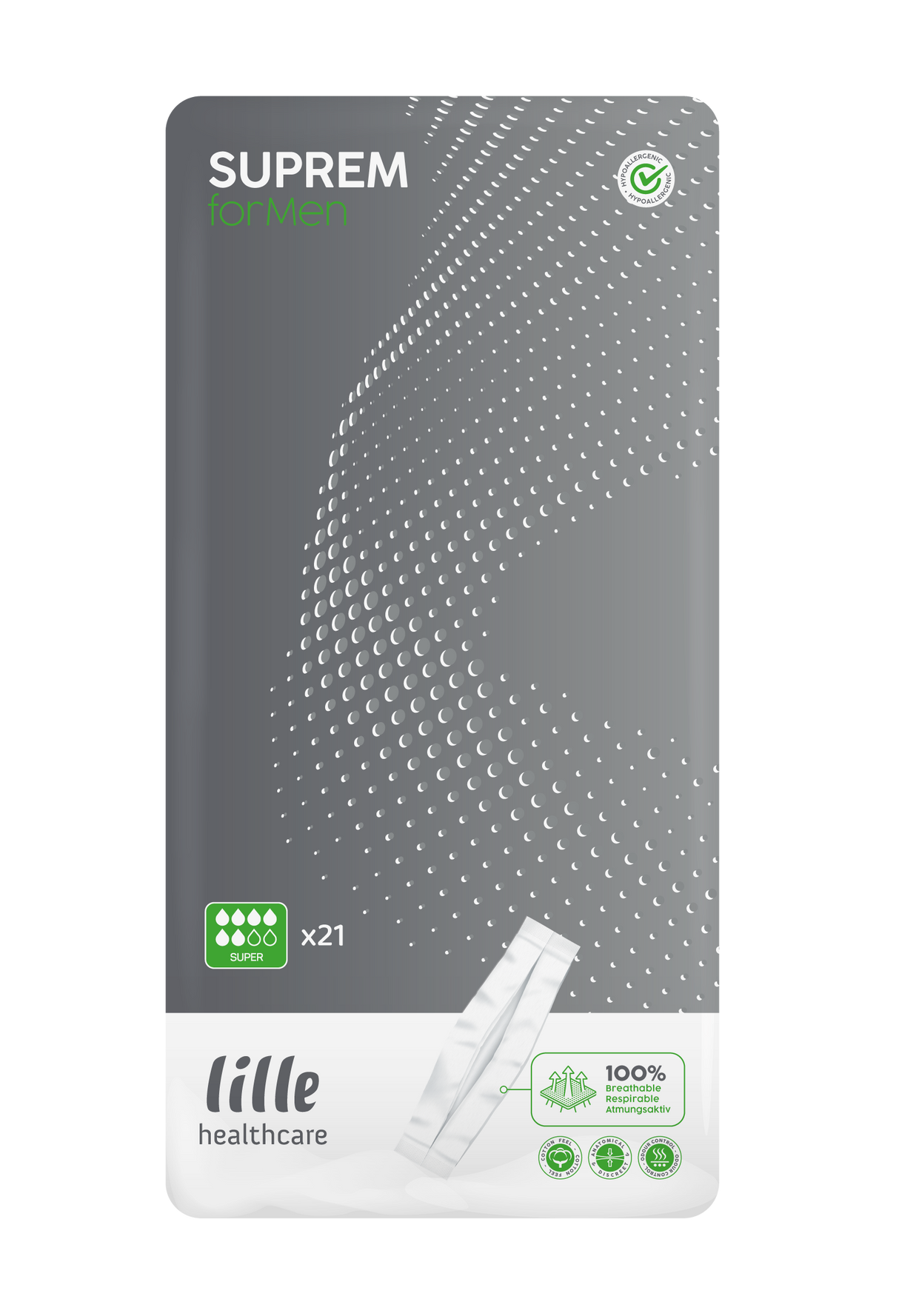Présentation du produit Lille Suprem for Men Super avec le packaging