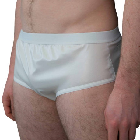 Présentation du produit Slip fermé blanc Achel Santé 100% Intraversable (T5) sans le packaging N°1