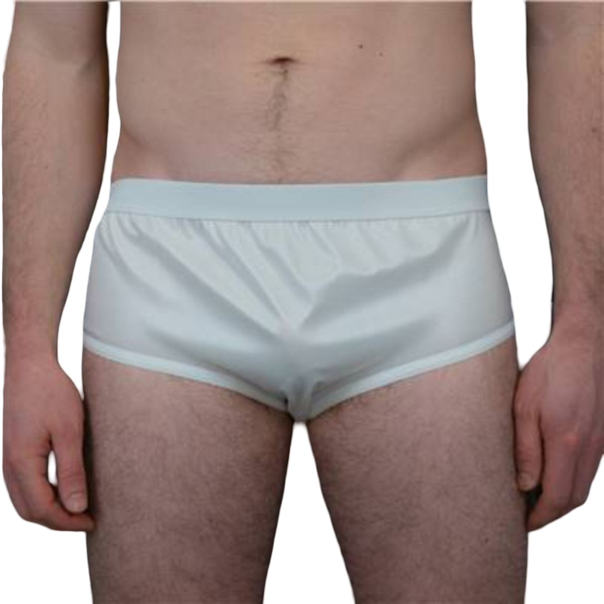 Présentation du produit Slip fermé blanc Achel Santé 100% Intraversable (T6) sans le packaging N°1