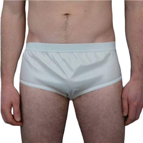 Présentation du produit Slip fermé blanc Achel Santé 100% Intraversable (T6) sans le packaging N°1