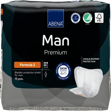 Présentation du produit Abena Man Formula 2 Premium avec le packaging