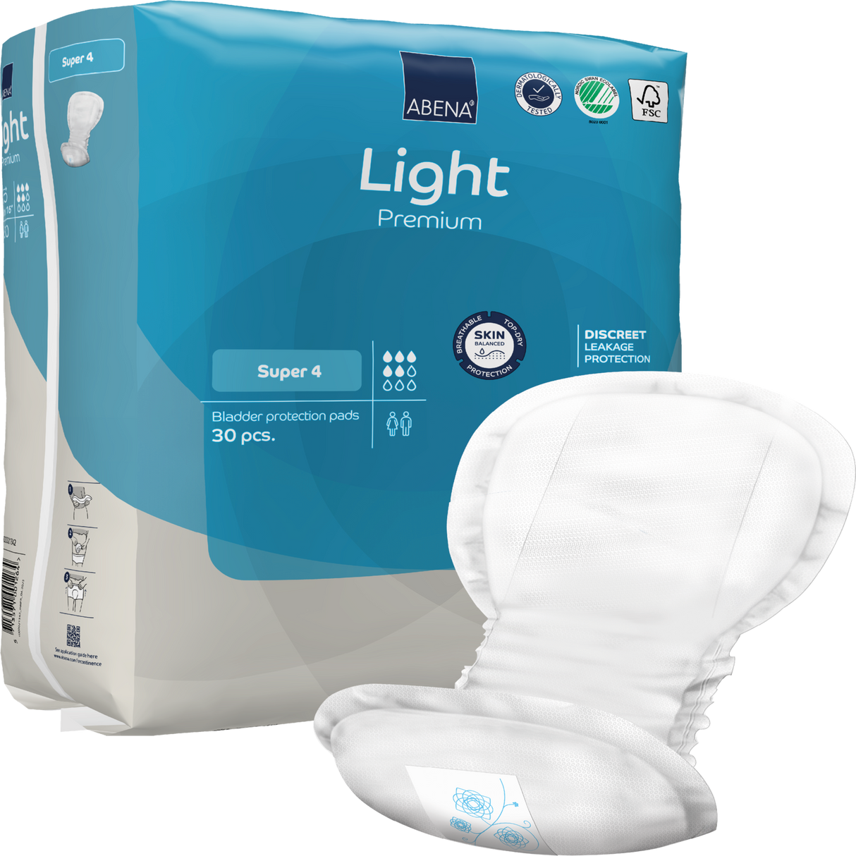 Présentation du produit Abena Light Super 4 Premium sans le packaging N°1