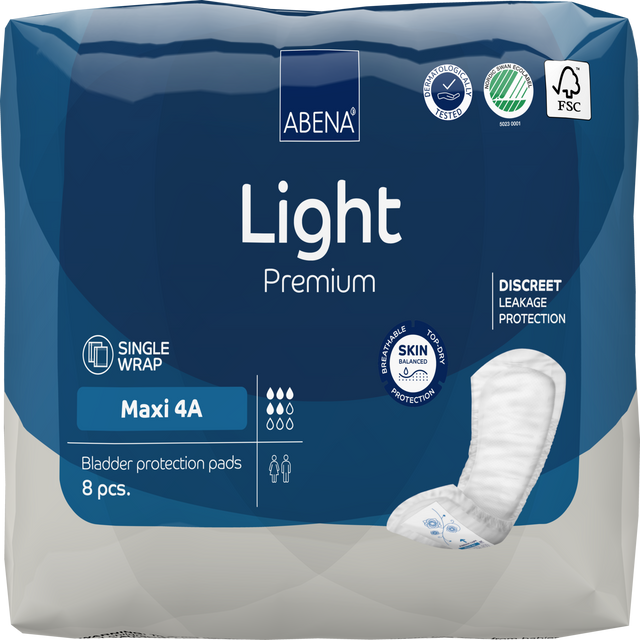 Présentation du produit Abena Light Maxi 4A Premium avec le packaging