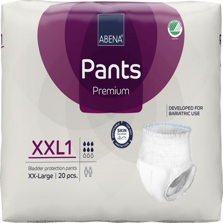 Présentation du produit Abena Pants XXL1 avec le packaging
