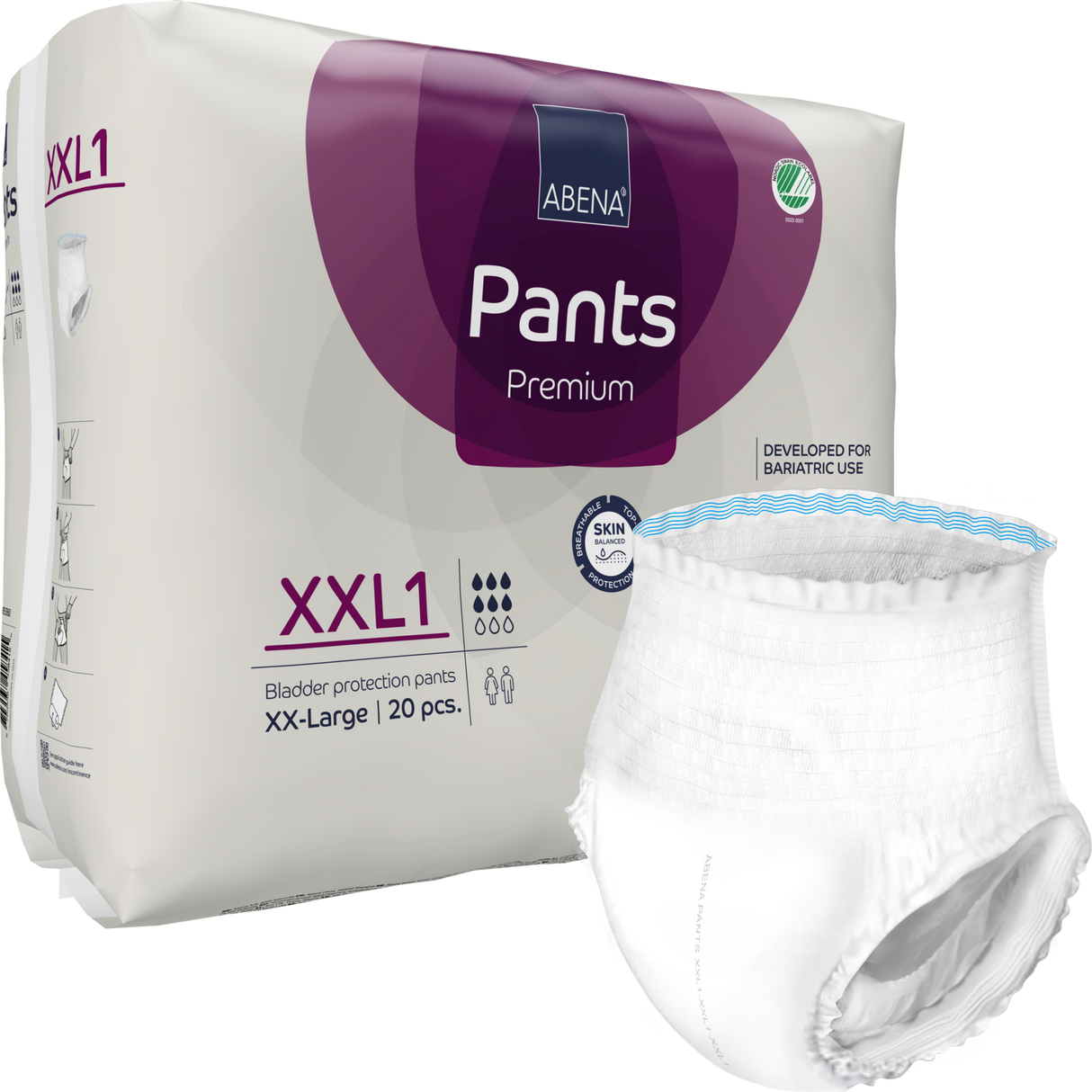 Présentation du produit Abena Pants XXL1 sans le packaging N°1