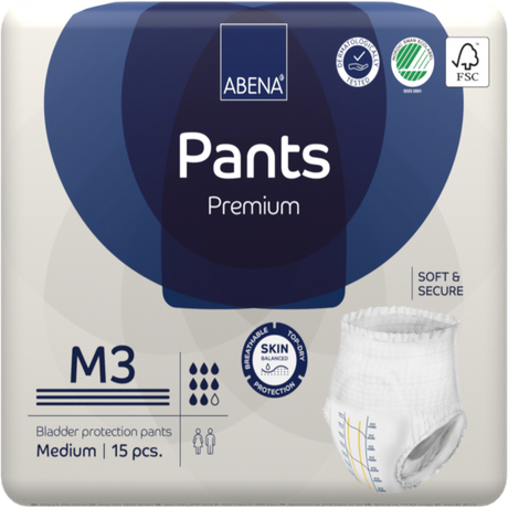 Présentation du produit Abena Pants M3 avec le packaging