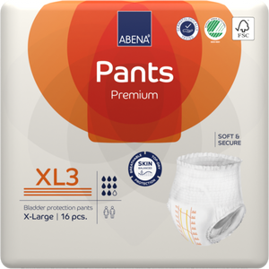 Présentation du produit Abena Pants XL3 avec le packaging