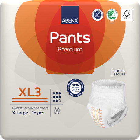 Présentation du produit Abena Pants XL3 avec le packaging