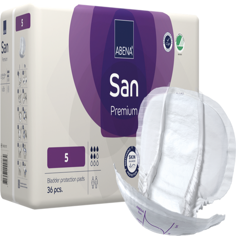 Présentation du produit Abena San 5 Premium sans le packaging N°1