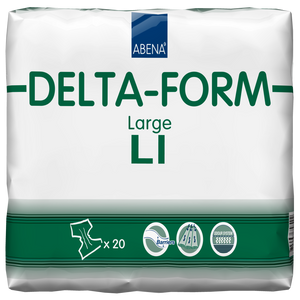 Présentation du produit Abena Slip plastifié Delta-Form L1 avec le packaging