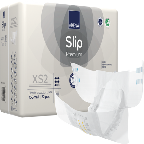 Présentation du produit Abena Slip Premium XS2 sans le packaging N°1