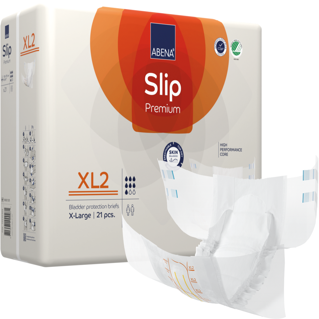Présentation du produit Abena Slip Premium XL2 sans le packaging N°1