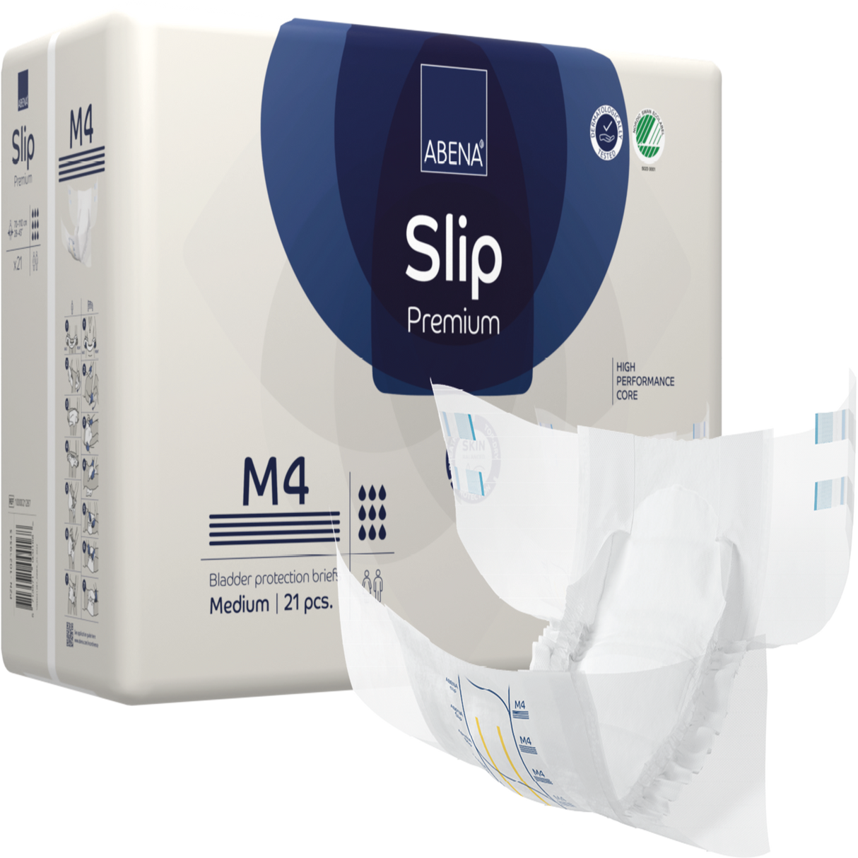 Présentation du produit Abena Slip Premium M4 sans le packaging N°1