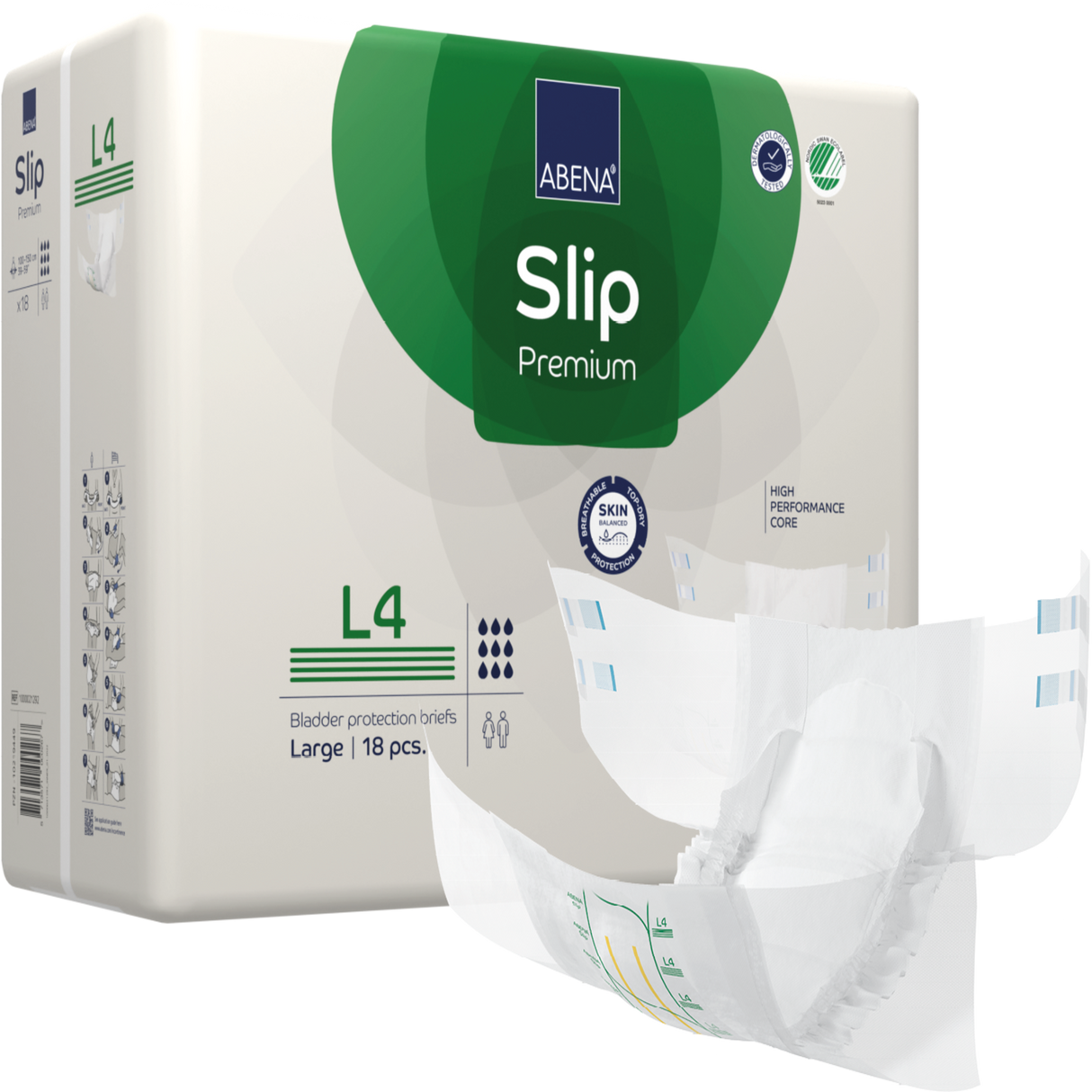 Présentation du produit Abena Slip Premium L4 sans le packaging N°1