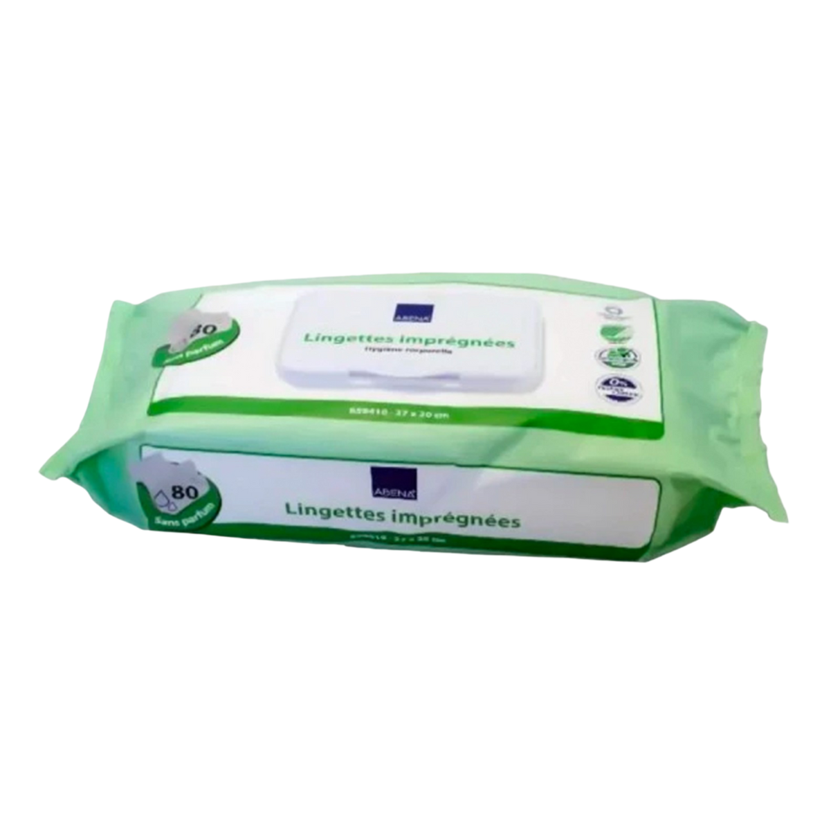Lingettes imprégnées XL non parfumées Abena