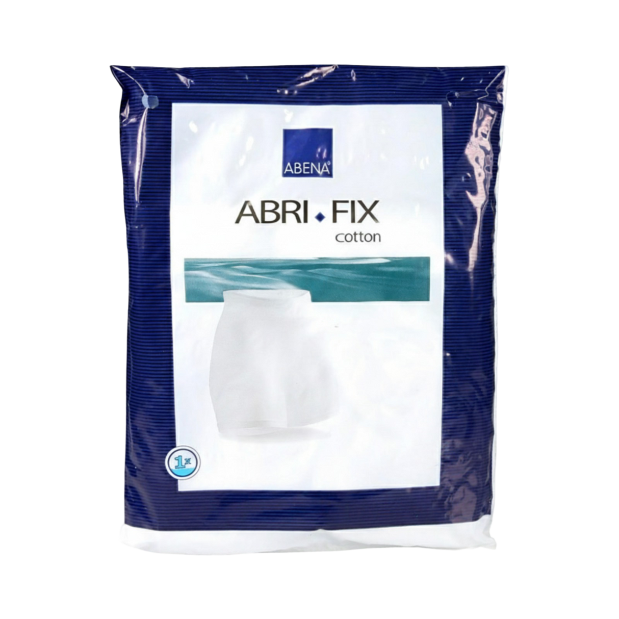 Présentation du produit Slip de maintien Abri-Fix Soft-Cotton (S) avec le packaging