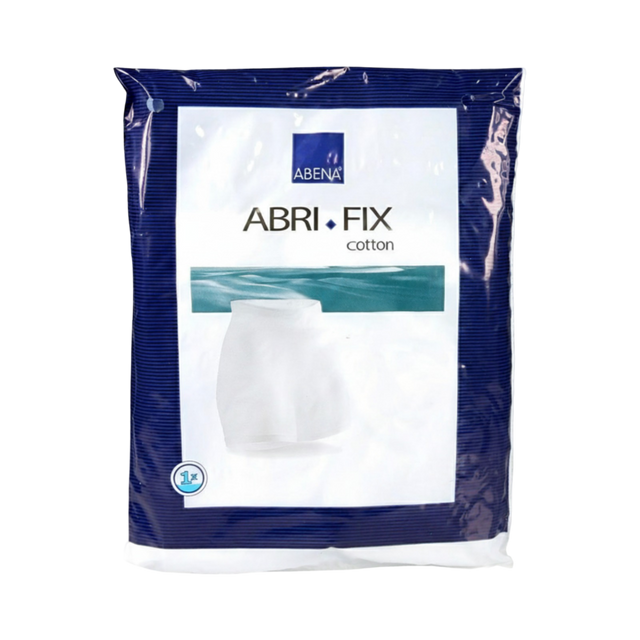 Présentation du produit Slip de maintien Abri-Fix Soft-Cotton (S) avec le packaging