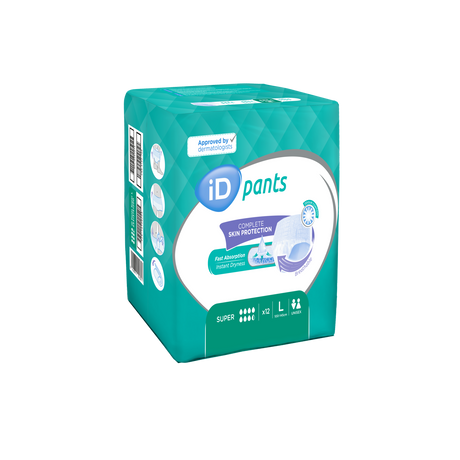 Présentation du produit ID Pants Super L avec le packaging
