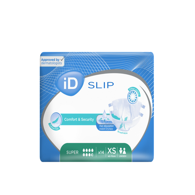Présentation du produit ID Slip Super XS avec le packaging
