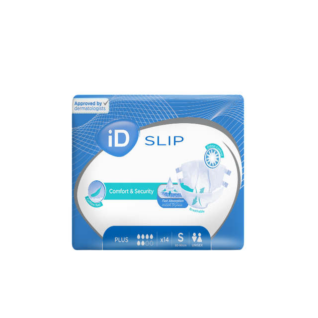 Présentation du produit ID Slip Plus S avec le packaging