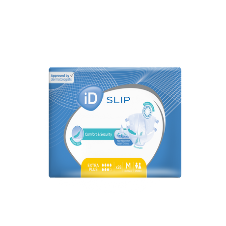 Présentation du produit ID Slip Extra Plus M avec le packaging