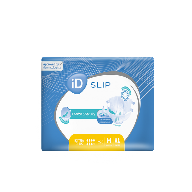 Présentation du produit ID Slip Extra Plus M avec le packaging