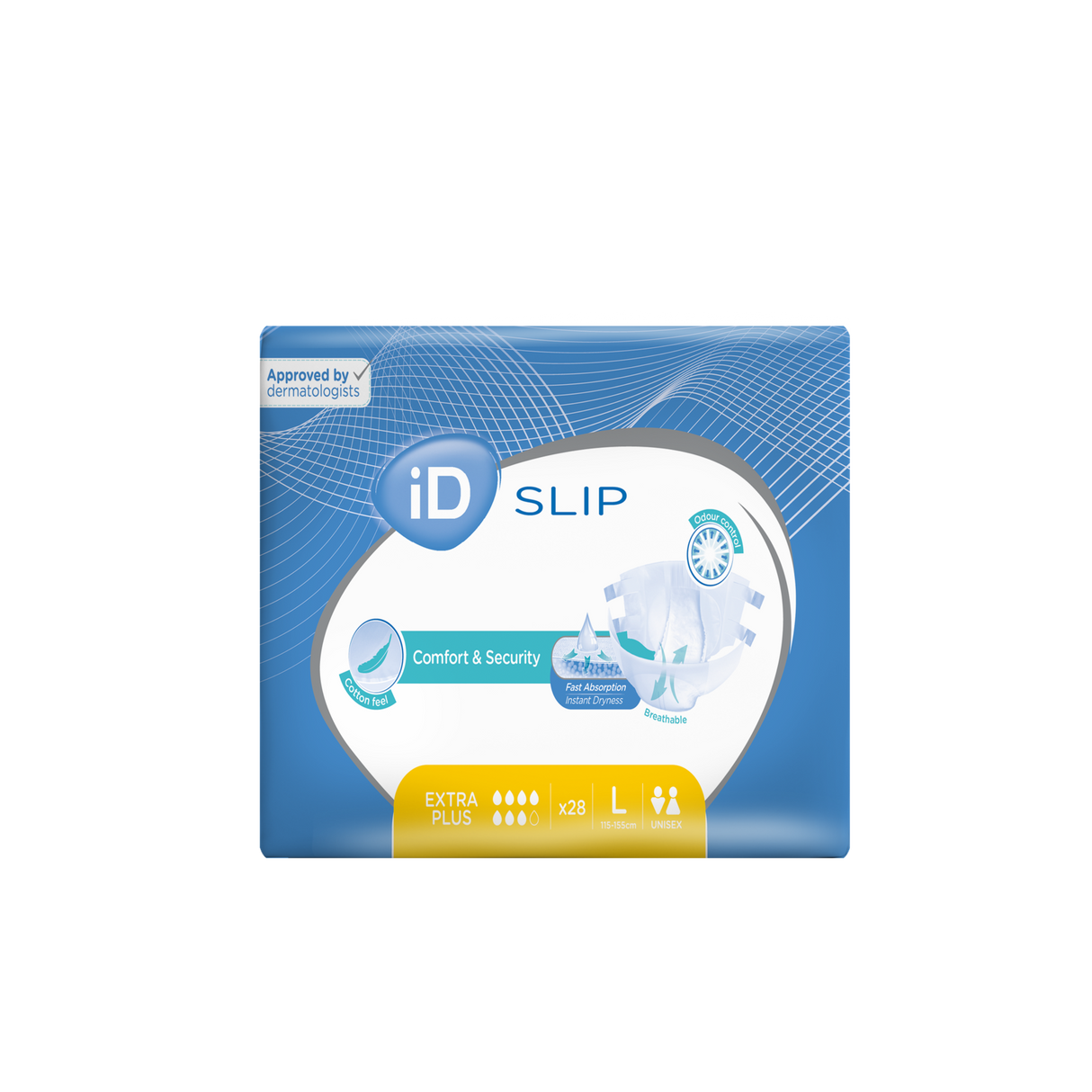 Présentation du produit ID Slip Extra Plus L avec le packaging