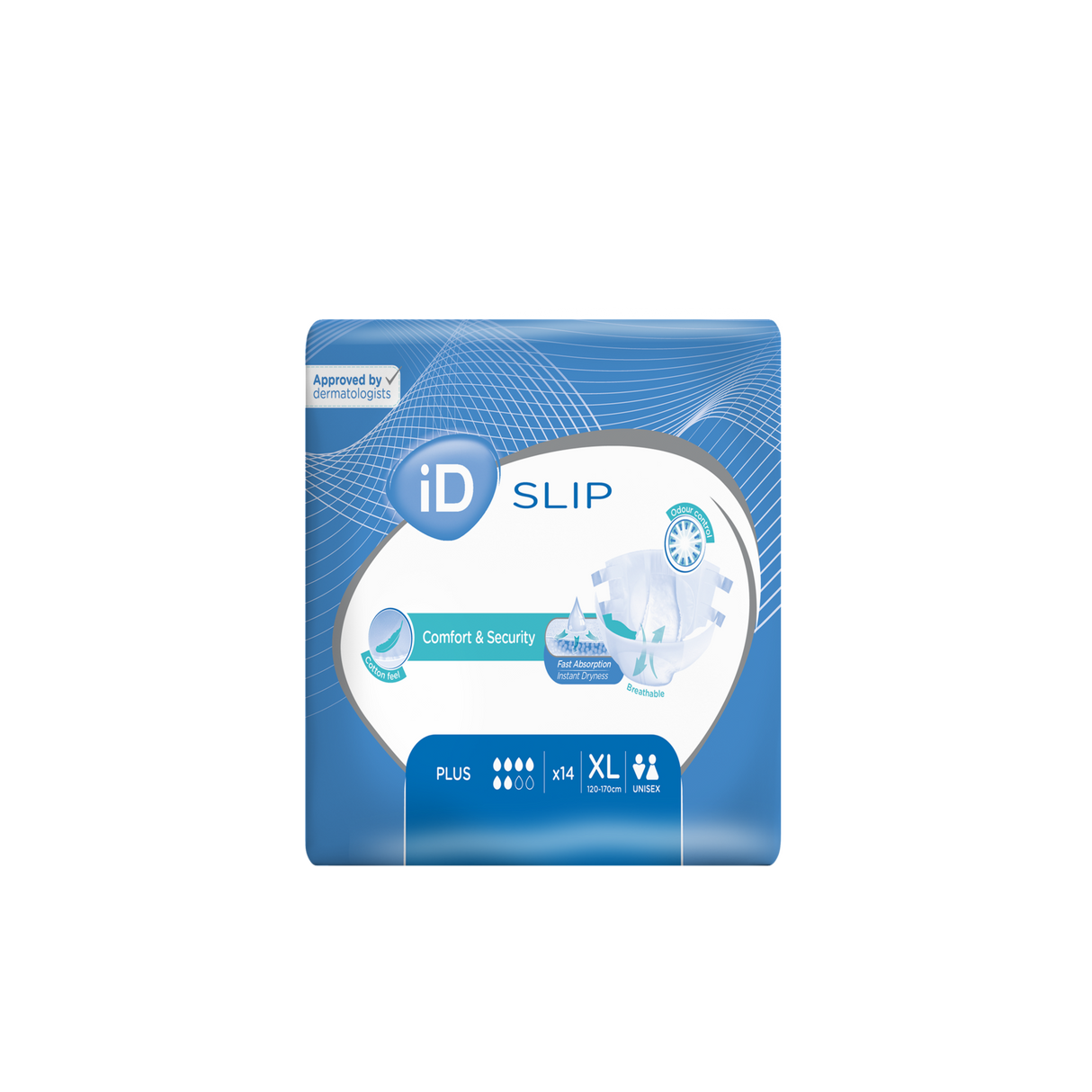 Présentation du produit ID Slip Plus XL avec le packaging
