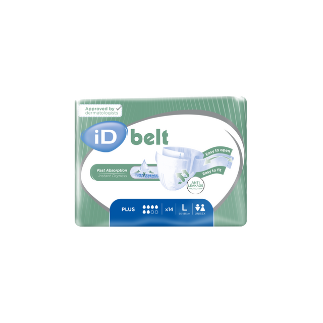 Présentation du produit ID Belt Plus L avec le packaging