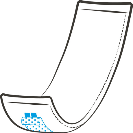 Présentation du produit ID Rectangular Pad Intraversable avec bande adhésive sans le packaging N°1